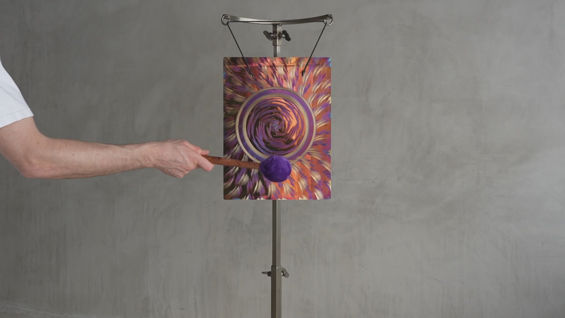 Grotta Sonora Mini Plate Gong C#-45 67hz | 107 sound demo