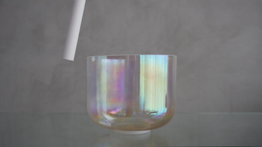 Crystal Tones Alchemy Bowl 10 in F#+20 Platinum, Grandmother Base 157345 sound demo