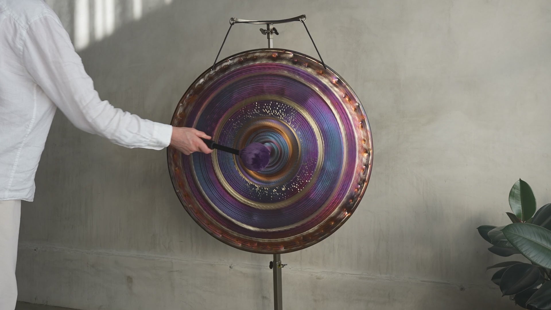 Grotta Sonora 34" Deep Gong C/G#-45 | 340004 sound demo