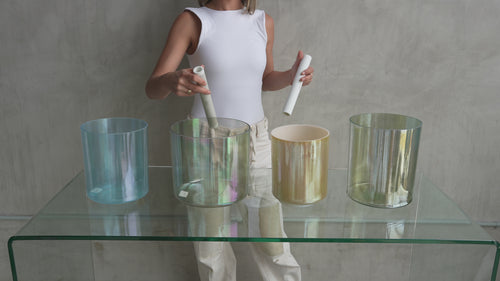 Crystal Tones Alchemy Bowl Set 83 - Joyous Goddess