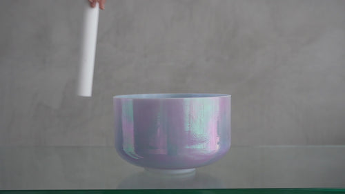 Crystal Tones Alchemy Bowl 10 in C#+25 St. Germain Sky, Ocean Gold Inside 155272 sound demo