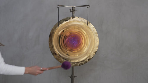 Grotta Sonora 19 in Handheld Gong B-10 122Hz | 190025 sound demo