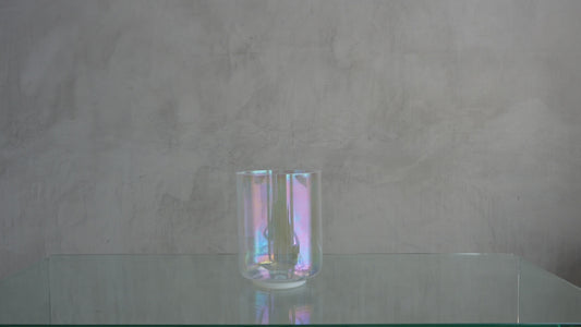 Crystal Tones Alchemy Bowl 7 in E+15 Platinum Tall, Therapeutic Bowl - 106835 sound demo