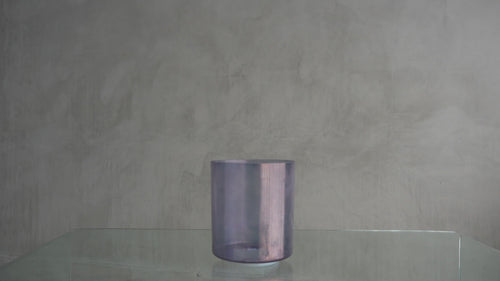 Crystal Tones Alchemy Bowl 8 in B-10 Great Salt Lake Salt, Violet Aura Gold Bowl | 110083 sound demo
