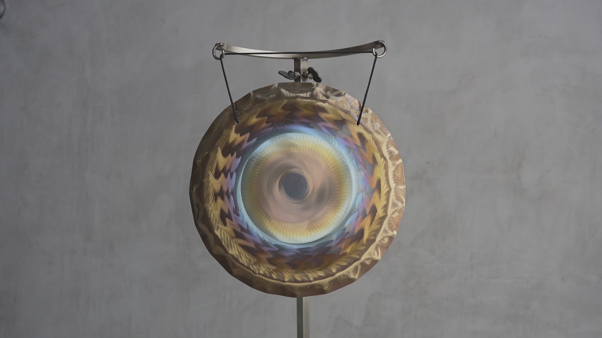 Grotta Sonora 15″ Handheld Gong G+40 (3) 98Hz | 150027 sound demo