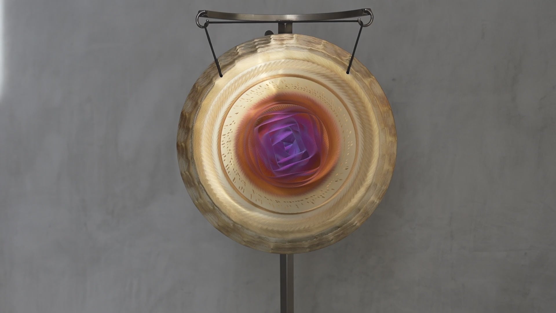 Grotta Sonora 15″ Handheld Gong F+30 177Hz | 150007 sound demo