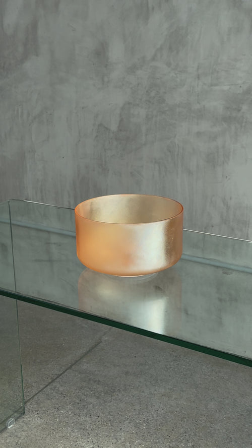 Crystal Tones Alchemy Bowl 9 in C0 advance Selenite, Grandmother Bowl