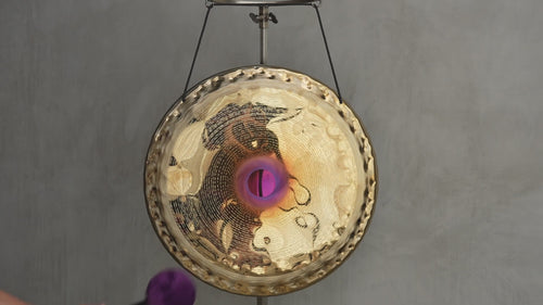 Grotta Sonora 26 in DEEP GONG - D#+45 80hz sound demo