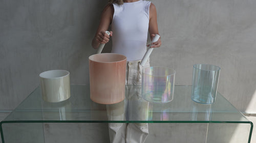 Crystal Tones Alchemy Bowl Set 100 - Grounded Joyful Vision sound demo
