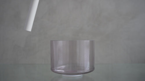 Crystal Tones Alchemy Bowl 9 in C0 Lavender Aura Gold 155825 sound demo